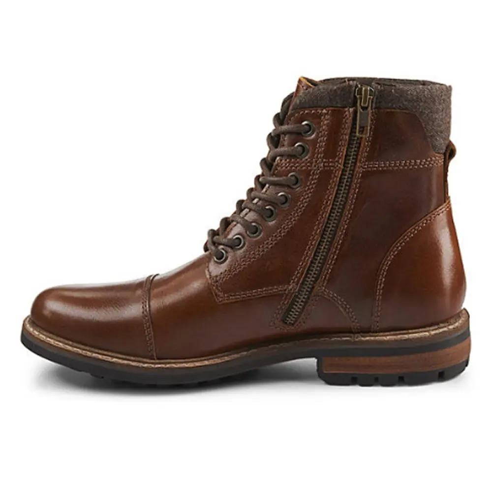 Latest Fashion Vintage Leather Boot Large Size Lace-up Leather Shoes For Men