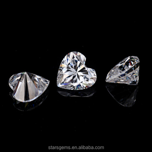 Starsgem 7,5*7,5 mm Forme de cœur VVS Couleur EF Coupe brillante Moissanite <span class=keywords><strong>synthétique</strong></span> de qualité supérieure <span class=keywords><strong>Diamant</strong></span> <span class=keywords><strong>synthétique</strong></span> - Product Image 6