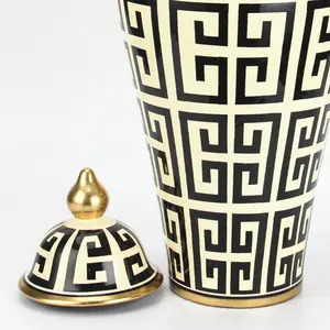 J027 potes de cerâmica vintage, decoração da casa, shabby, conjuntos de jarras modernos, outra decoração de casa, hotel, bege