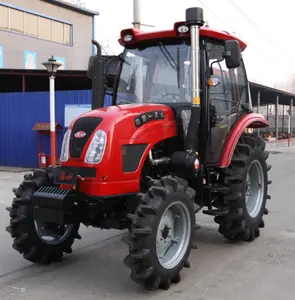 Tracteur tracteur à roues électrique, 4wd, 90hp, équipement agricole haute performance, accès à une carte de prix