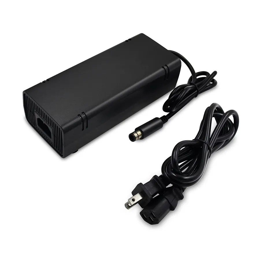 High Quality US EU UK Plug AC AdapterアダプタPower Supply For XBOX 360 E Console 12V 9.6A