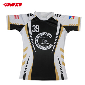 Abbigliamento da calcio <span class=keywords><strong>Rugby</strong></span> semplice a buon mercato sublimato personalizzato - Product Image 3