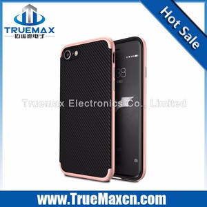 Nuevos Productos para el iphone 7 de <span class=keywords><strong>Fibra</strong></span> de Carbono de TPU Border PC Caso - Product Image 4