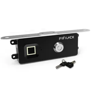 Fipilock חדש מותאם אישית Keyless טביעת אצבע מוטבע חכם מנעול תיבת דואר מנעול תיבת עץ קטן תכשיטי תיבה