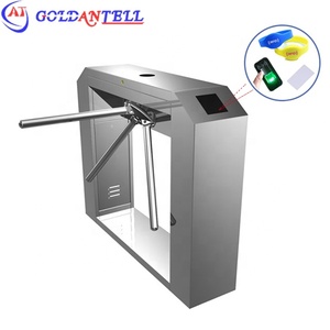 Tourniquet automatique à trois poteaux pour entrée ou sortie de salle de sport en vente - Product Image 1