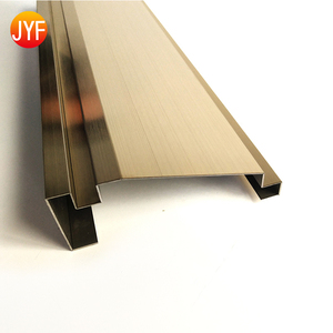 Z Z9931 Nhiều Tùy Chọn Thép Không Gỉ Khách Sạn Đường Cong Đồng Kim Loại Ngói Cạnh <span class=keywords><strong>Trim</strong></span> <span class=keywords><strong>Carpet</strong></span> Edging <span class=keywords><strong>Trim</strong></span> - Product Image 6