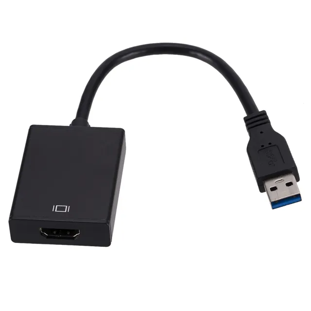 Günstige Hohe qualität Männlichen zu Weiblichen USB 3,0 zu HDMI konverter adapter kabel für TV 1080P