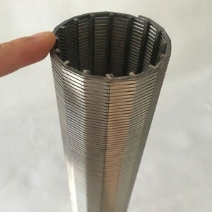 Kawat Wedge Baja Tahan Karat, Layar Jala Kawat Filter Drum Putar Baik Air Limbah 0.2Mm 0.3Mm 0.5Mm 0.75Mm - Product Image 3
