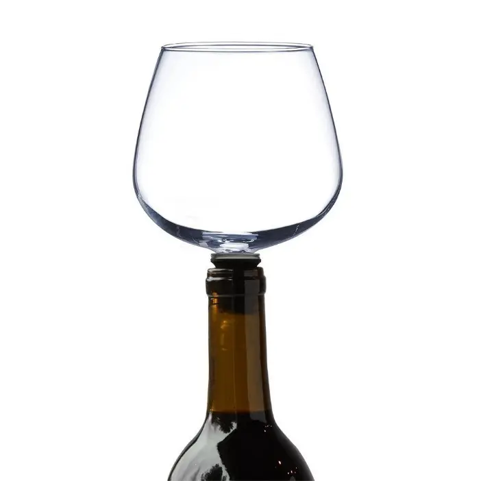 ホウケイ酸ワインボトルグラス16オンス-ボトルワインタンブラーカップから直接飲むゴブレット