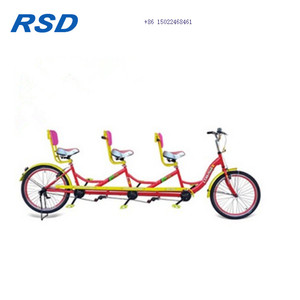 <strong>Hot</strong> Sale Family <strong>Bike</strong> 3 <strong>Wheel</strong> tandem Bicycle,3 Seats tandem <strong>Bike</strong>,4 Person Bicycle Picture - Product Image 2