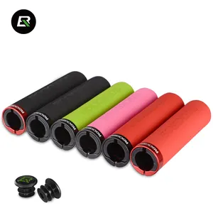 Rockbros Nieuwe Mtb Mountainbike Grips Fietsen Fiets Zachte Stuur Grepen Plug Fiets Accessoires