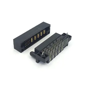 Conector de lâmina, 21pin 40a 16 sinal + 5 power solder fêmea e macho ângulo reto