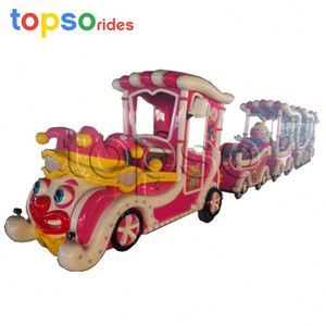 <span class=keywords><strong>Train</strong></span> de parc d'attractions Topso, capacité 15 personnes, vitesse 7 km/h, utilisation intérieure/extérieure, fabriqué en Chine pour centres commerciaux et écoles, usage commercial - Product Image 4