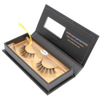 Cils en vison 3D à marque privée, emballage de cils à bas prix avec une qualité supérieure