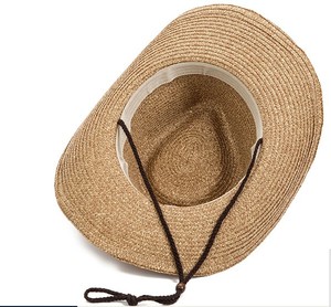 Sombreros <span class=keywords><strong>de</strong></span> Paja Panamá Personalizados con Logotipo Promocional al por Mayor, <span class=keywords><strong>Sombrero</strong></span> <span class=keywords><strong>de</strong></span> <span class=keywords><strong>Vaquero</strong></span> <span class=keywords><strong>Mexicano</strong></span> <span class=keywords><strong>de</strong></span> Paja Barato para Hombre para el Verano y la Playa - Product Image 4
