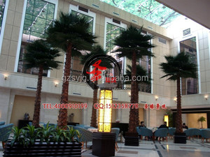 China fabricación alta calidad palmera artificial / fake palme árbol para coffe shop decoración - Product Image 1