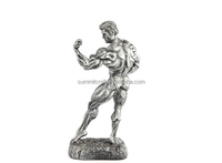 Jeu de casting et match fabriqués sur mesure Prix de musculation en résine Musculation Muscle Man Statue Trophée