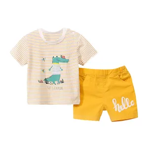 BKD Bambino All'ingrosso copre gli insiemi Manica corta T-shirt + Pantaloni 2 pz estate