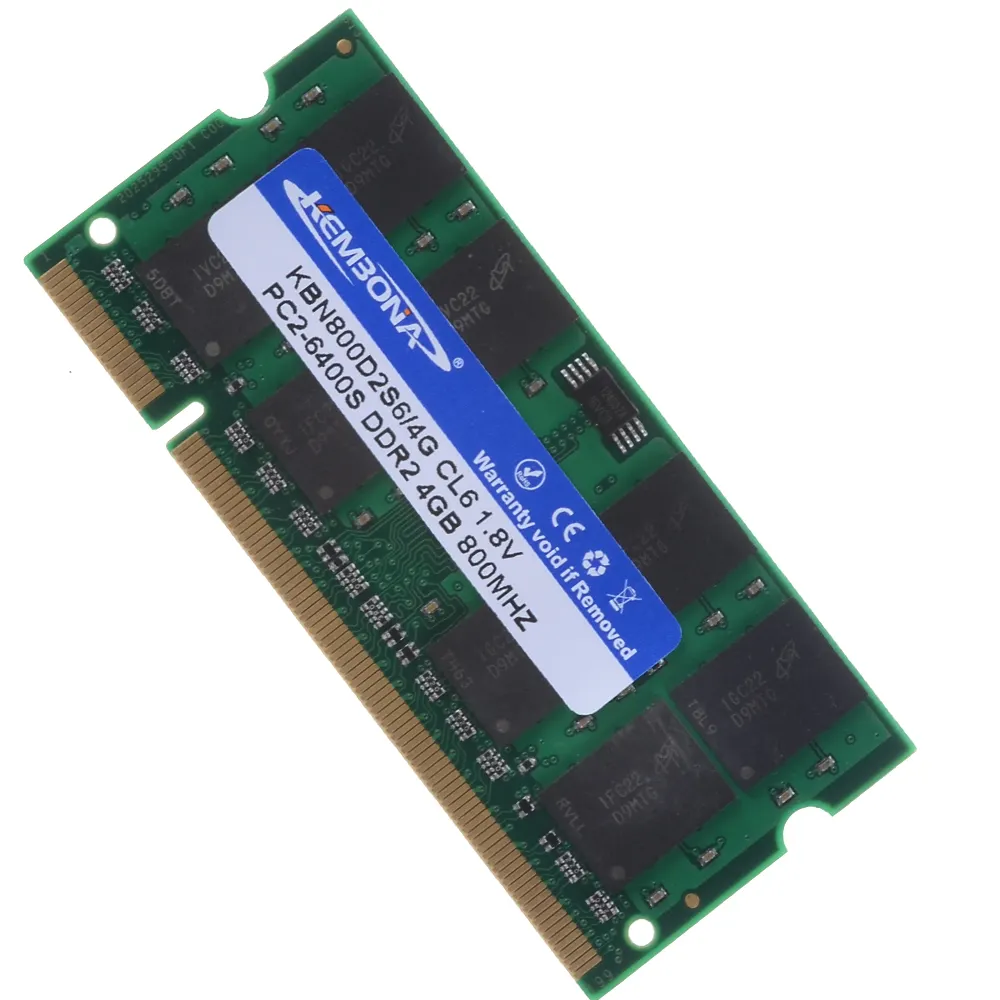 도매 가격 노트북 ddr2 4 gb 800 mhz pc2-6400 노트북 ram 메모리