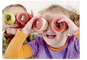 Juguete Educativo Promocional Marca JAXY, Regalo para Niños, Telescopio de Madera para Exteriores, Mini Caleidoscopio para Edades de 2 a 13 Años, Certificado de Seguridad - Product Image 2