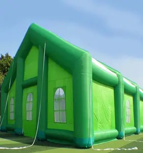广告充气12m倾斜屋顶巨型充气建筑帐篷