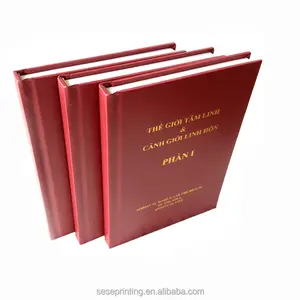 Print on demand custom gold foiled hardcover books printing services