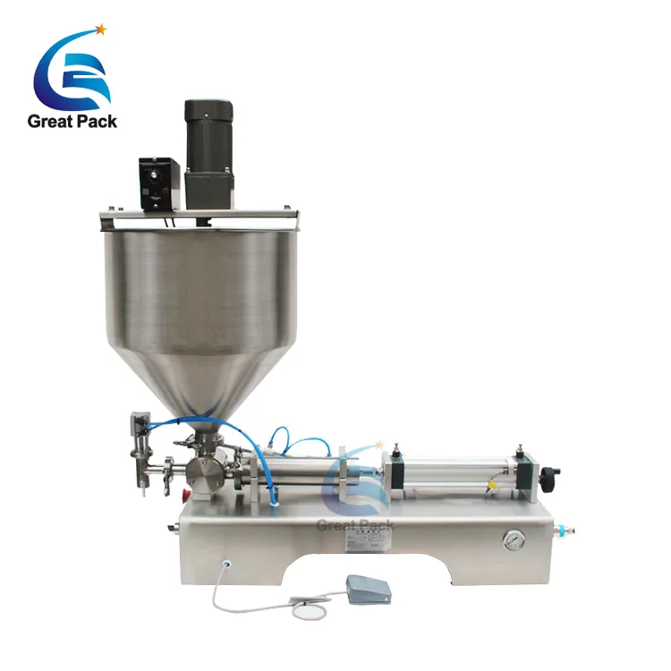 desktop semi automatic grease filling machine with heater