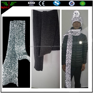 Fábrica que vende directamente reflectante luminoso moda de Invierno bufanda de algodón de bebé bola de lana bufanda chal - Product Image 3