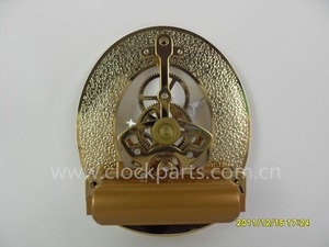 Esqueleto reloj insertar movimiento de reloj de cuarzo con esfera ovalada reloj de metal - Product Image 3