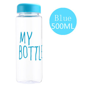 500 ml mi bo ttle pc botella de agua/taza reutilizable tritan plástico de la categoría alimenticia de WEONE color de la mezcla - Product Image 2