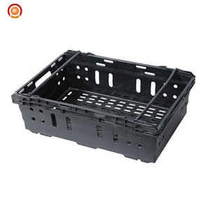 high quality hdpe heavy duty plastic crate stackable plastic crates for fruits and vegetables