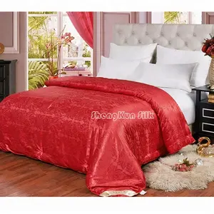 Luxury Mulberry Silk Comforter/Duvet/ Doona King Size Red Oeko-tex Standard 100