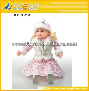новый горячий продавать игрушки для маленьких детей китая оптом 24'' девочка кукла с интеллектуальными лавируя большая девочка к