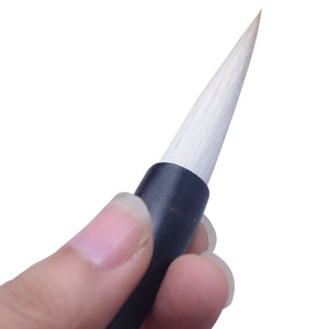 <span class=keywords><strong>Calligraphie</strong></span> chinoise Antique, 3 pièces, ensemble de pinceaux fait à la main manche en bois - Product Image 3