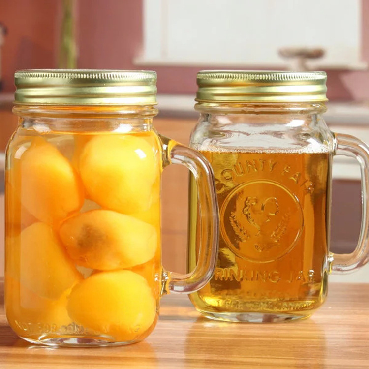 wholesale lead free glass mason jar metal lids for glass canning jars with screw cover