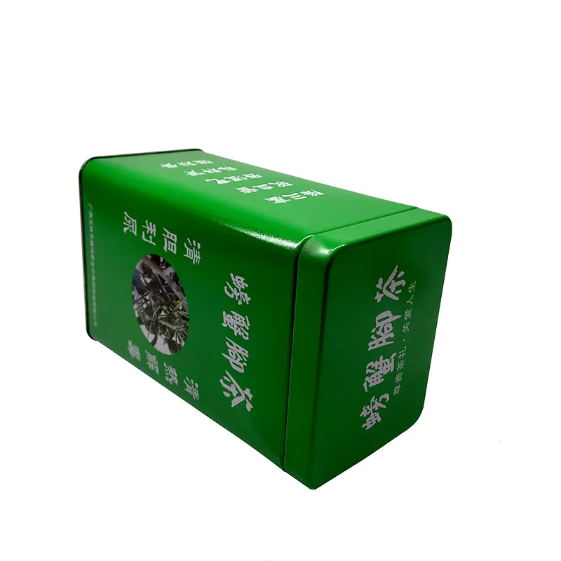 Té orgánico al vapor de longjing huibaiosmanthus Laoshan, caja de lata de té de flores kat Catha