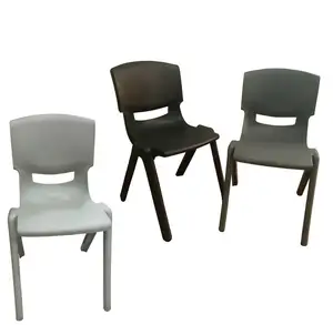 plastic chair GREY chair Black college furniture Silla China made plastic colorful stable stackable adult high chair