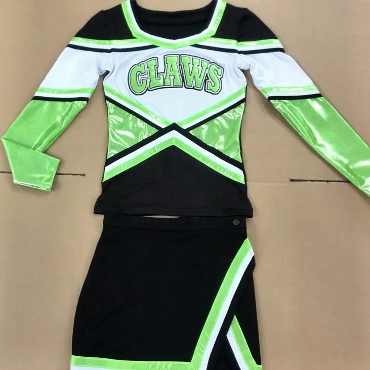 2019 cheerleading spandex uniformen voor cheerleaders