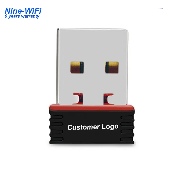 150Mbps MTK7601 wifi usb directo adaptadores USB 2,0 de alta potencia Mini USB Wifi dongle