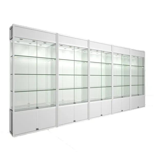 Design Glas vitrine für Heim-/Vitrinen glas