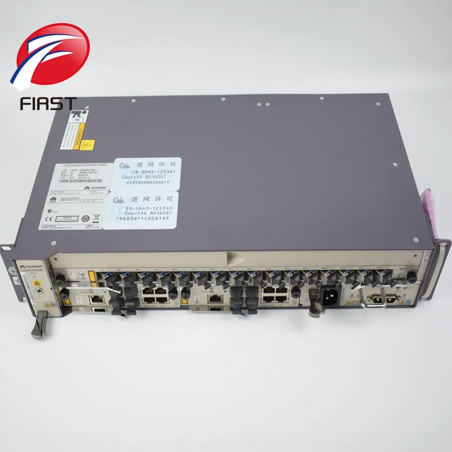 الشبكة البصرية olt ftth ma5608t هيكل olt ma5608t gpon 32 pon olt مع ac + dc الطاقة مجلس