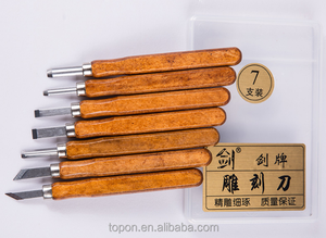 Chất Lượng Cao Nhiệt Điều Trị Sk2 Gỗ Graver <span class=keywords><strong>3</strong></span> Để 12 Pcs DIY Khắc Đục Set Với Thẻ Trường Hợp Món Quà Giáng Sinh - Product Image 3