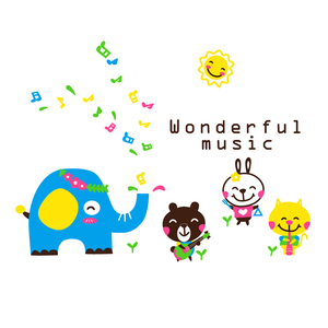 Autocollant mural <span class=keywords><strong>en</strong></span> acrylique 3D de dessin animé musical pour enfants, décoration de <span class=keywords><strong>la</strong></span> maison, autocollant mural pour chambre d'enfant, salle de jeux de <span class=keywords><strong>maternelle</strong></span> - Product Image 1