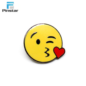Muestra libre clásico niños amor <span class=keywords><strong>chat</strong></span> emoji metal insignias de solapa - Product Image 1