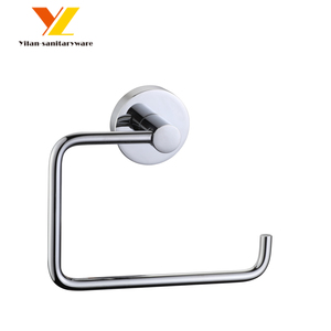 Secador de pelo de latón montado en la pared de estilo moderno, estante de pared de baño duradero, soporte para secador de pelo - Product Image 4
