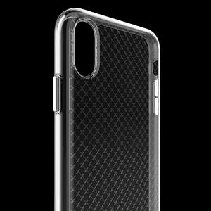 ใหม่ล่าสุดกันกระแทกคริสตัล Clear Back Cross Grain เยอรมัน <span class=keywords><strong>Bayer</strong></span> TPU สำหรับ iPhone XS Max XR TPU Coque - Product Image 6