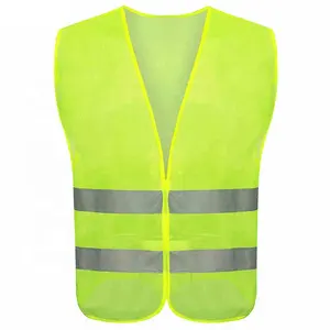rompi safety reflektor orange Suppliers-Jaket Reflektif Safety Reflektor Murah Kuning