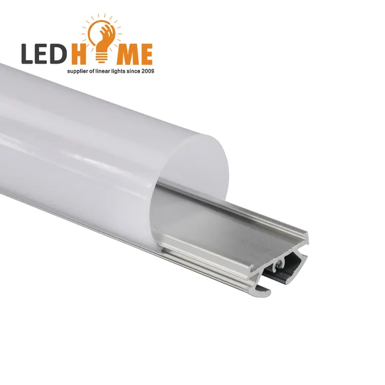 Tubo redondo diámetro 30mm led de extrusión de aluminio led luz suspendido de perfil de aluminio