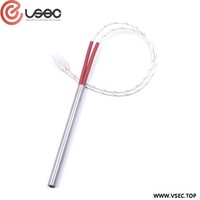 China alibaba fabricante elemento de calefacción eléctrica 12V 12V 24V 220V 40W 60W 500W 1000W calentador de cartucho