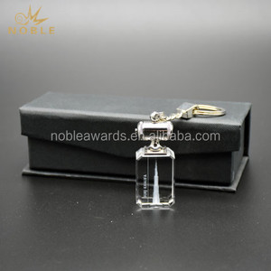 Noble <strong>Personalised</strong> LED Light 3D Laser Engrving Crystal Key Chain with <strong>Gift</strong> Box - Product Image 6